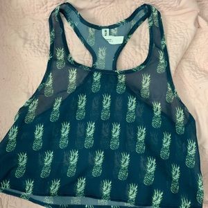 Pineapple crop top